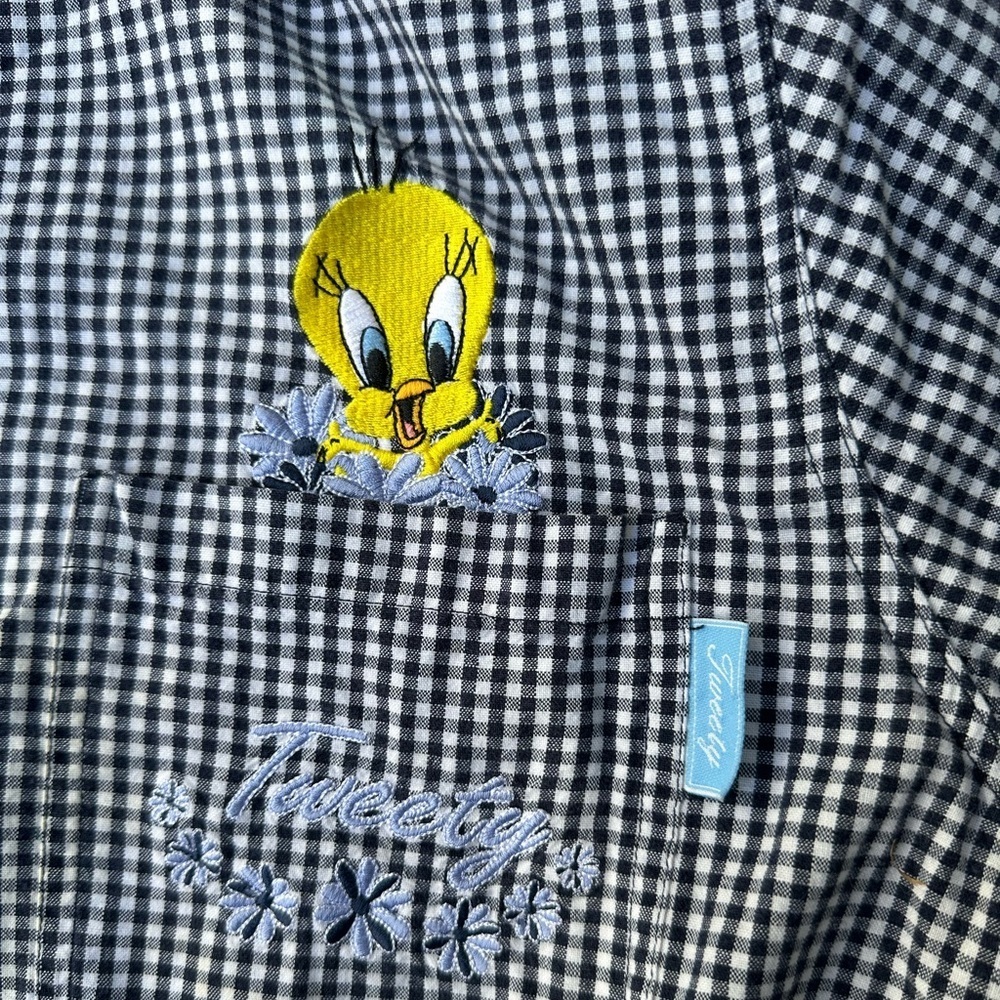2000 tweety button down